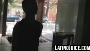 Pierced Latino twink gets wrecked by bare cock