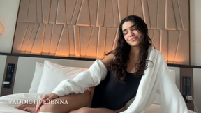 No Sex, only Sends- FinDom Addict, verbal humiliation, Goddess worship, Pussy denial, sexual reject Loser, swimsuit, bodysuit, tank suit