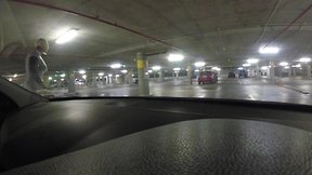 Carpark sissy almost caught