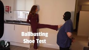 Ballbusting shoe test