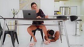 Mind-blowing Interracial Office Sex With - Mazee The Goat And Alice Visby