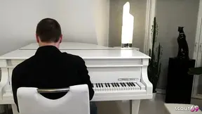 German BBW Nicky's Natural Tits in MMF Threesome Fuck