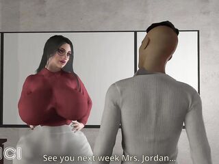 My Large Butt Teacher Gives Me Some Lessons After Class