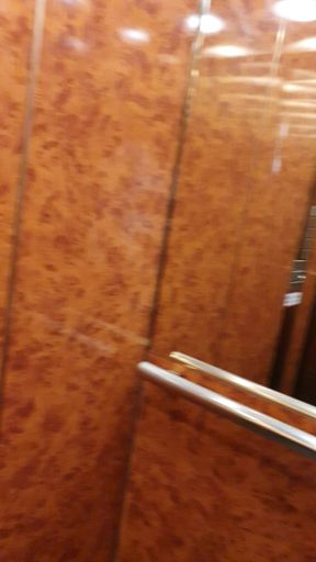 Frivolous in the elevator and in the hotel