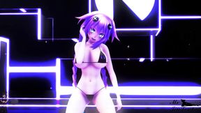 Big-Titted Purple Heart Gets Fucked Hard in Hyperdimension Neptune MMD Scene