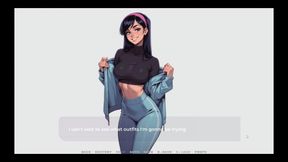 My New Girlfriend [ Taboo Hentai Game ] Ep.34 My GF Do a Sexy Secretary Role Play Photoshoot with a Stranger!