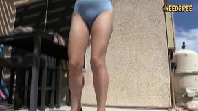 pornstar alessandra noir pissing her swimsuit