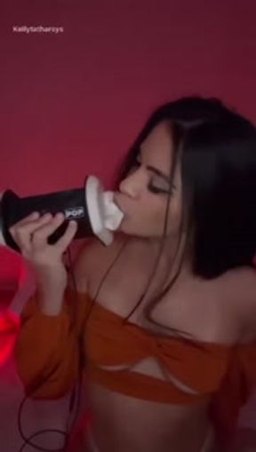 Licking your ear ASMR