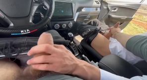 Daddy's big dick destroyed a shy femboy in public hardcore