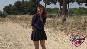 Melany, a Naughty Pervert Who Gets Fucked by Two Guys