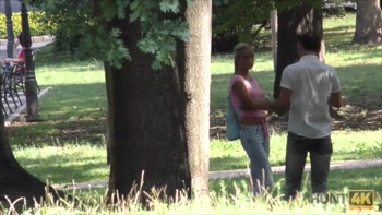 HUNT4K. She almost lost her wallet but found crazy sex