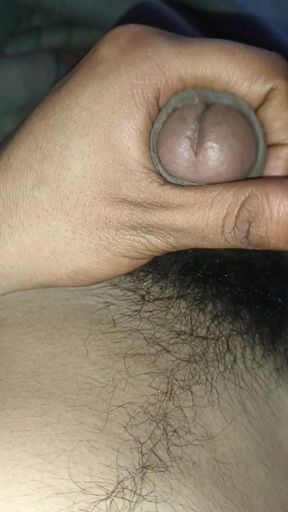 Indian Boy Rubbing His Penis