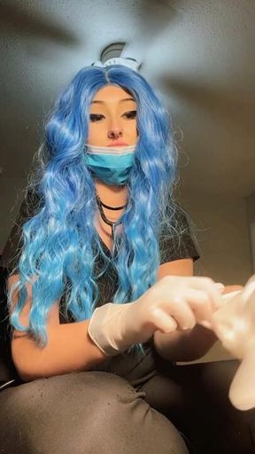 Nurse gives you post-op JOI/CEI