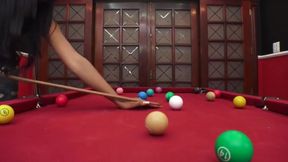 Playing pool and farting