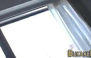 Gay twink jerks off and sucks cock