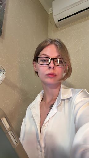 Model poses for only fans