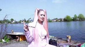 Curvy Pink-Haired Beauty Maria Gail Takes on a Wild Casting Adventure!