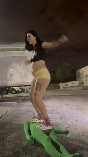 Green alien BUNDLE • double domme •