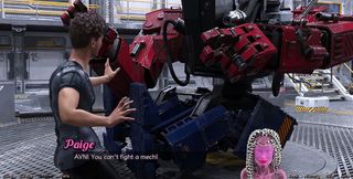 Stranded in Space - Flirting with a Half Robot Girl