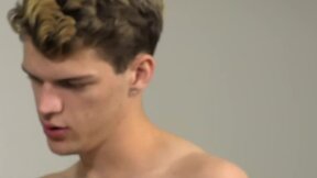 Hung James Stirling  double penetrated by twink Max Rose