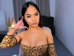 Webcam Asian chick anal masturbation tease