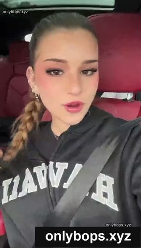 Amateur teen shares her onlyfans content on tiktok