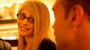 Semi-Reluctant college hottie, Allie James, meets her sugardaddy and gets right down to business