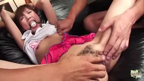 Asian cowgirl loves getting smashed and pleased by multiple cocks