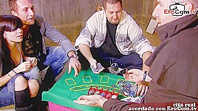 spanish strip poker amateur fuck