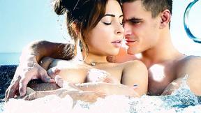 ”Brunette babe Ally Breelsen's Stomach Covered in Cum”