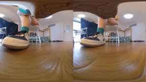 3DVR180 ERER Stained Athletic Shoes - POV Humiliation Squashing