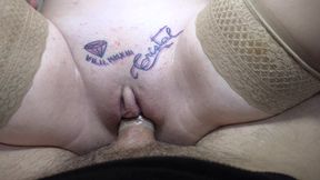 The Pretty Blonde Slut Loves Big Dicks in POV