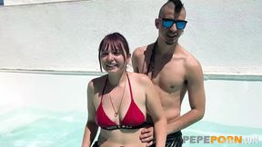 Young Spanish couple makes a hot and horny first scene for us!