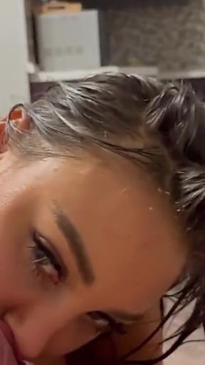 Wet Slut Monika Fox Was Pissed, She Had All the Piss From the Floor & Squirted