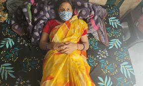 Pooja Bhabhi enjoying sex with her husband after 1 month.