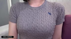 Tall 173cm Fair Skinned Cabin Attendant with Busty Curves and Long Legs Ends in Creampie Passion