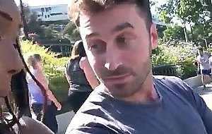 Lisa tiffian takes a white cock up her ass