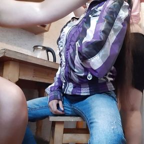 Our neighbor with big tits seduced us and we couldn&#039;t resist - Lesbian-illusion