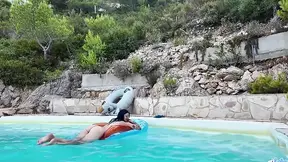 Pool Guy's Juice Filled Backside Railing