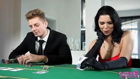 ”DATING MY STEPSON Kira Queen's casino night with Stepson”