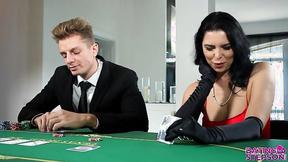”DATING MY STEPSON Kira Queen's casino night with Stepson”