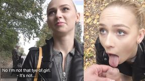 ”Amateur Czech hot girl do it fast to catch the bus”