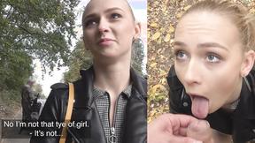 ”Amateur Czech hot girl do it fast to catch the bus”