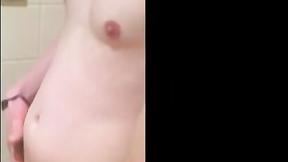 ”Deliciously looking uncut meat spitting warm loads of cum”