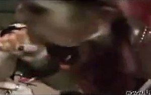 Liz Vicious sucking a cock