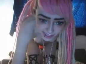 pink hair fairy gets naked