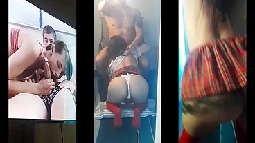 Videosrussell - bailarina es follada por Berga gigante