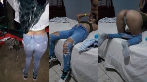 mi cunada toda peda y enfiestada se pone caliente despues de la fiesta.