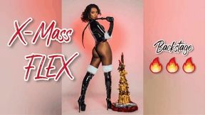 X-Mass Flex: Fetish Shoot Backstage | MahoganyQen