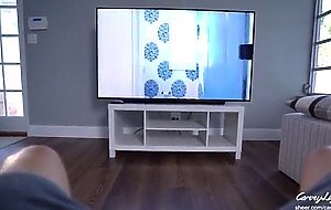 Step daughter seduced step dad and let him creampie her tight little pussy